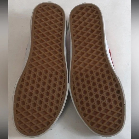 NWOT Vans Checkerboard w/Red Blood Drips Slip-On Sneakers. Sizes~ M5, W6.5 - Picture 4 of 4